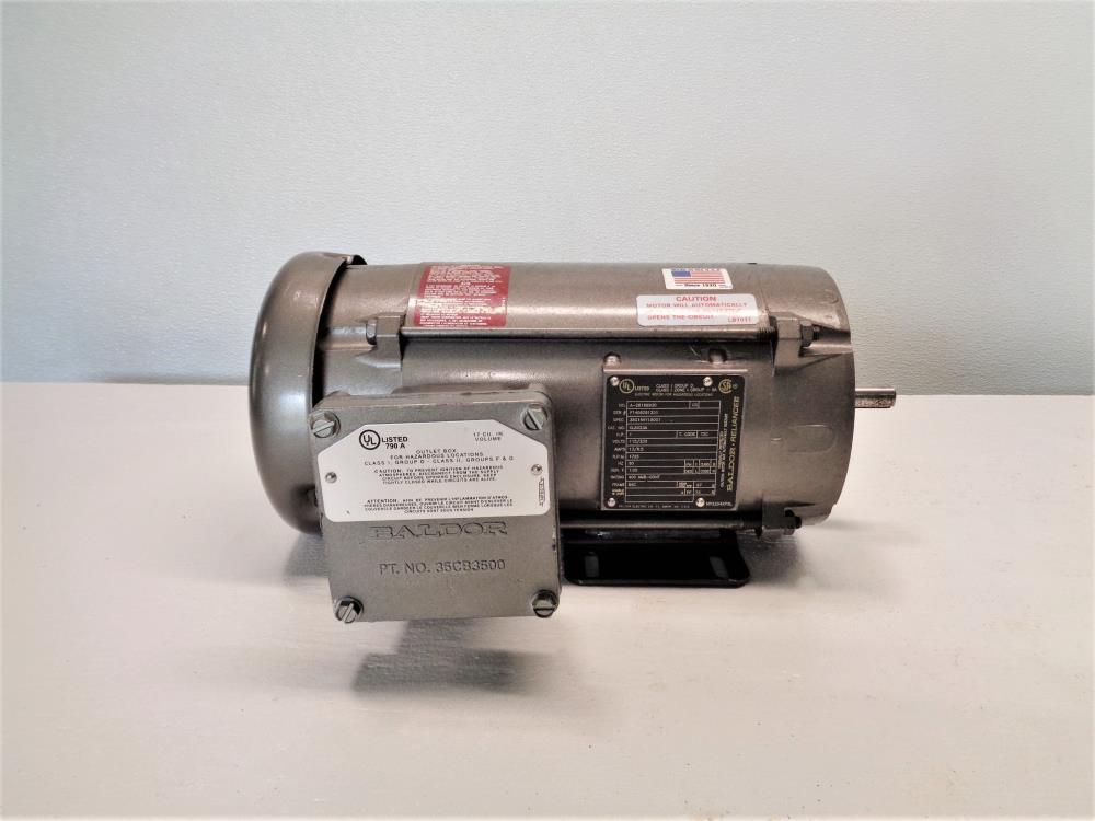 Baldor Reliance 1HP Electric Motor CL5023A, 35G166Y190G1